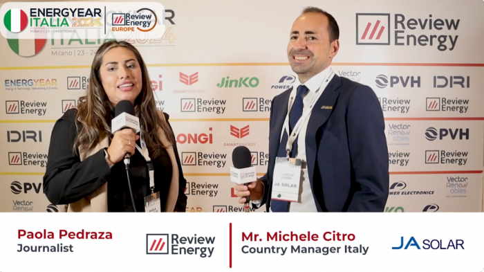 Interview with Mr. Michele Citro from JA Solar