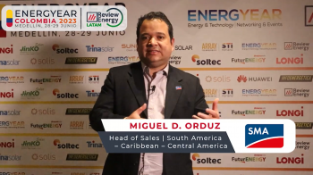 Entrevista a Miguel D. Orduz, Head of Sales South America, Caribbean and Central America de SMA Solar Technology